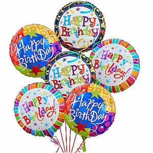 Birthday Mylar Balloon - Designers Choice, 21MYL-006